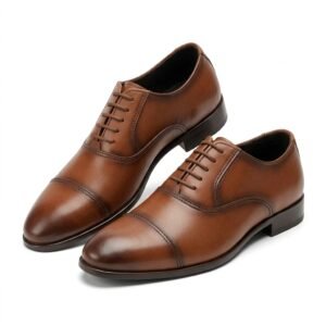 Men's Formal Lace Up Shoes | Premium Synthetic Stylish Oxford Shoes | Black, Brown & Tan