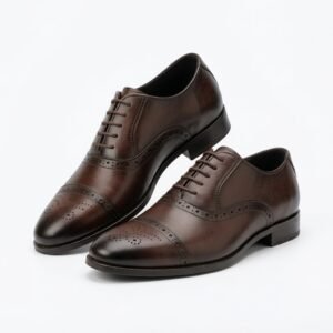 Men's Formal Lace Up Shoes | Premium Synthetic Stylish Oxford Shoes | Black, Brown & Tan