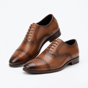 Men's Formal Lace Up Shoes | Premium Synthetic Stylish Oxford Shoes | Black, Brown & Tan