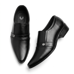 Men’s Formal Shoes | Stylish Black Slip-On Shoes | Elegant Office & Business Footwear